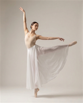 06010/3 Skirt with tie fasteining